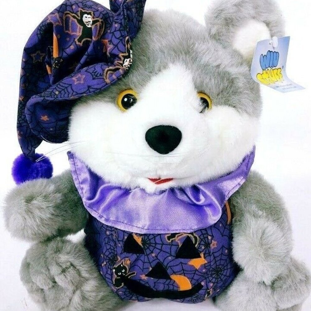 Good Stuff Halloween Mouse Witch Pumpkin Plush 11 Inch